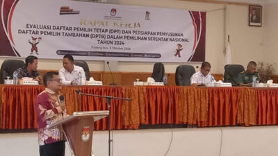 KPU Solsel Gelar Raker DPT dan DPTb